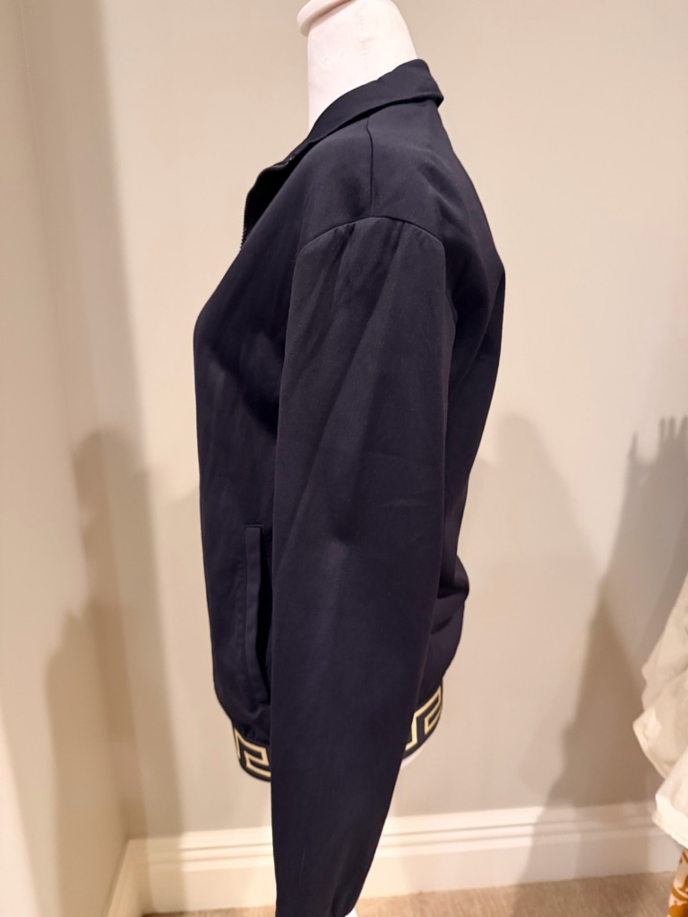 Versace Greca Border Track Black Jacket - Picture 10 of 12